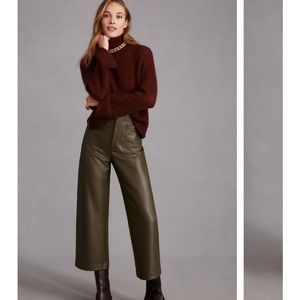 Anthropologie the Colette faux leather pants NWT